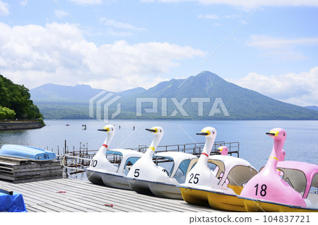 夏季的支笏湖（遊船平台） 104837721