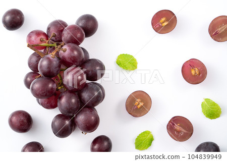 grapes fresh fruit taiwan top view Grape fruit fresh ぶどう 104839949