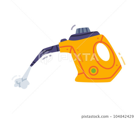 Steam Cleaning Equipment and Professional Housekeeping Device Vector Illustration 104842429