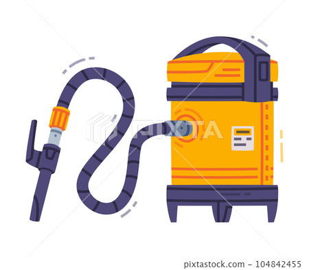 Vacuum Cleaner or Hoover as Cleaning Equipment Vector Illustration Vacuum Cleaner or Hoover as Cleaning Equipment Vector Illustration 104842455