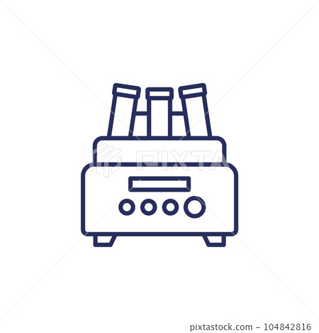 centrifuge machine line icon, lab equipment centrifuge machine line icon, lab equipment 104842816