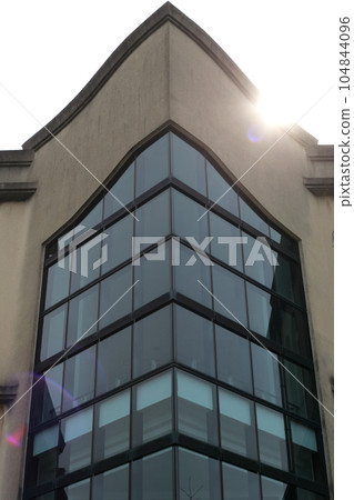 Glass window of Meteorological Museum Glass window of Meteorological Museum 104844096