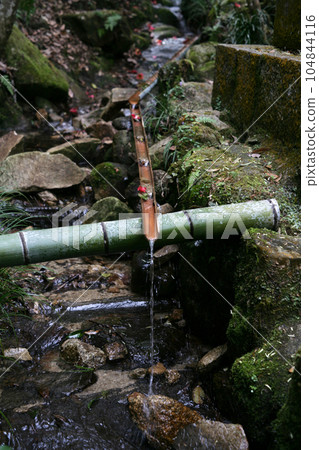 Clear stream of Yamadera Clear stream of Yamadera 104844116