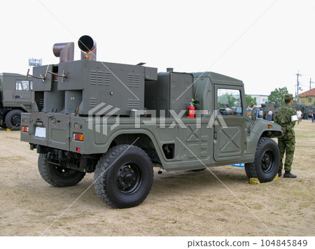 Smoke machine type 3 of the Ground Self-Defense Force on display 104845849