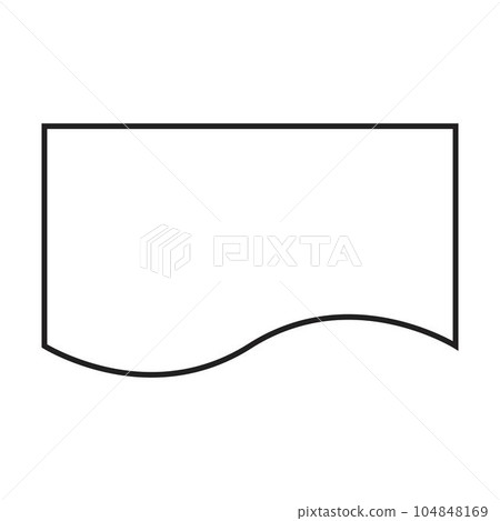 Document flow chart Shape element for process layout diagram illustration for business and finance 104848169