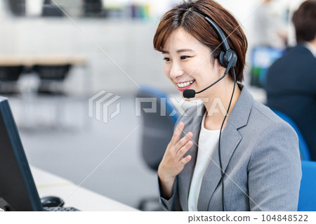 電話接線員業務場景 電話接線員業務場景 104848522