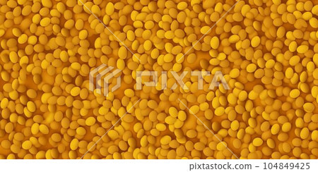 Aromatic Mustard Seed Spice Cartoon Horizontal Background Illustration. Healthy Vegetarian Diet. Ai Generated Drawning Background Illustration with Delicious Flavory Mustard Seed Spice. 104849425