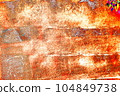 Watercolor wash and brush stroke texture background. grunge strokes of whitewash on cover fabric 104849738