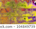 Watercolor wash and brush stroke texture background. grunge strokes of whitewash on cover fabric 104849739