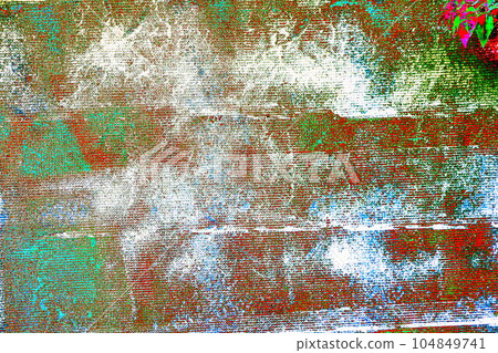 Watercolor wash and brush stroke texture background. grunge strokes of whitewash on cover fabric 104849741