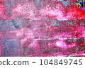Watercolor wash and brush stroke texture background. grunge strokes of whitewash on cover fabric 104849745