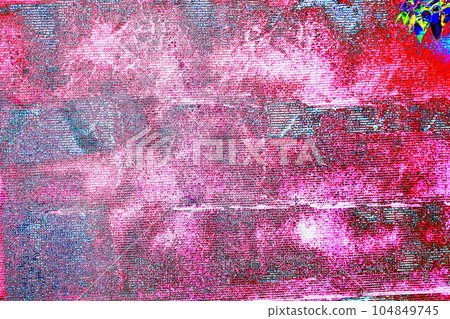 Watercolor wash and brush stroke texture background. grunge strokes of whitewash on cover fabric 104849745
