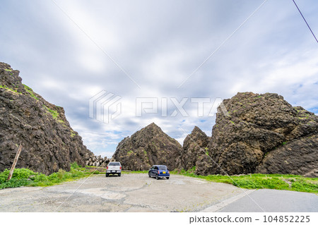 The tip of the Tsugaru Peninsula Ryubizaki Obishima The tip of the Tsugaru Peninsula Ryubizaki Obishima 104852225
