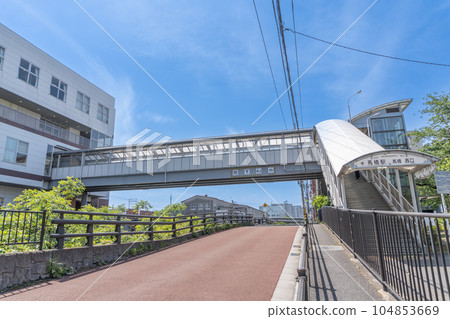 Scenery in front of the station Mabashi Station 104853669