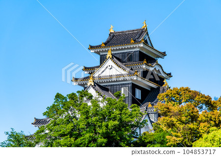 岡山城 漆黑的天守閣 岡山城 漆黑的天守閣 104853717