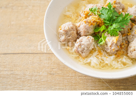 Boiled Rice with Pork Bowl 104855003