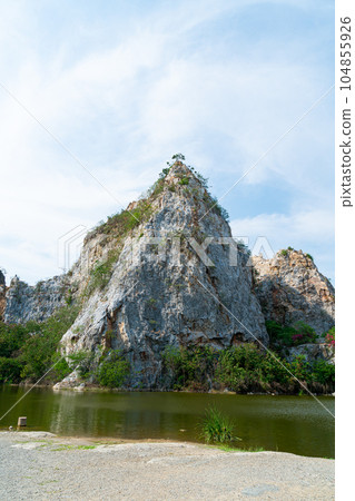 Khao Gnu Stone Park in Thailand Khao Gnu Stone Park in Thailand 104855926