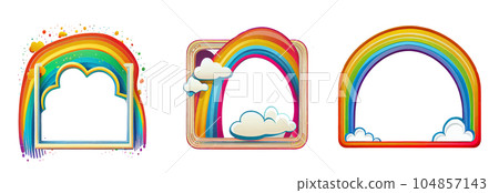 set vector illustration of rainbow frame lgbt pride concept isolate on white background set vector illustration of rainbow frame lgbt pride concept isolate on white background 104857143
