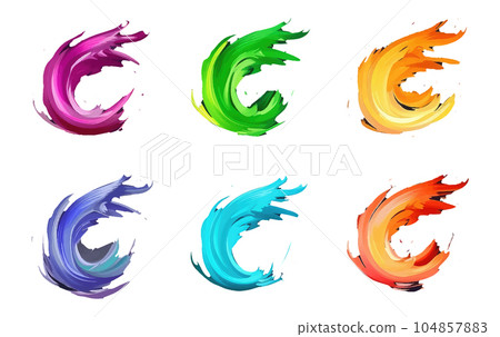 ui set vector illustration of swirl tornado or juice isolated on white background 104857883