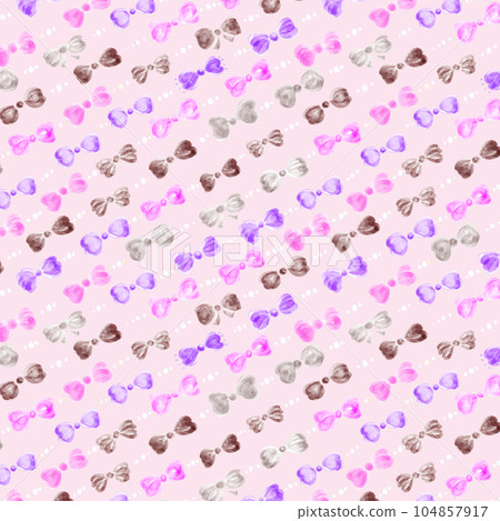 水彩可愛絲帶圖案_粉色 水彩可愛絲帶圖案_粉色 104857917