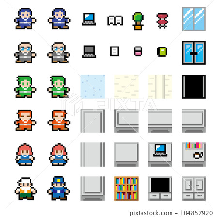 現代RPG風格像素藝術商業套裝 104857920