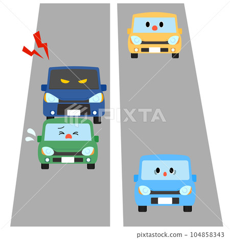 被後面的車嚇壞了 104858343