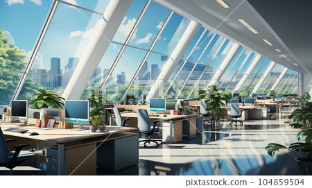 work atmosphere (generative ai) 104859504