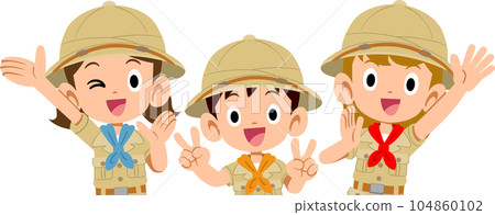 小學生穿探險服 104860102