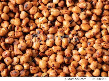 roasted peeled peanuts for background roasted peeled peanuts for background 104860355