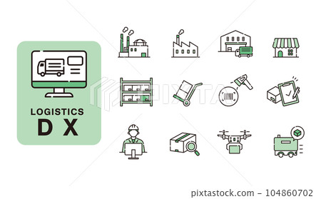 Logistics logistics icon 104860702