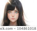 女性特寫插圖 AI 生成圖像 104861018