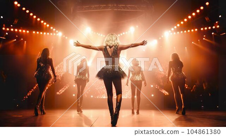A female idol group performing at live houses and concert venues 104861380