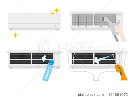 air conditioner cleaning set 104861675