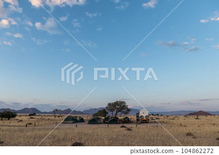 Sunset near sesriem 104862272