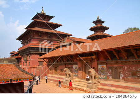 Nepal World Cultural Heritage Kathmandu Valley in South Asia Old Royal Palace and Degtale Temple in Patan Durbar Square Nepal World Cultural Heritage Kathmandu Valley in South Asia Old Royal Palace and Degtale Temple in Patan Durbar Square 104864576