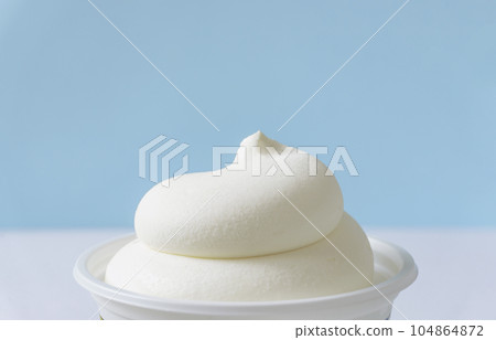 一杯冰淇淋。軟奶油 104864872