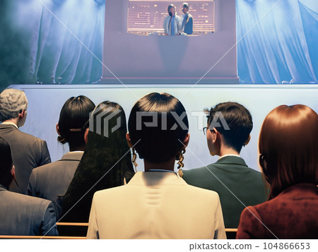 人們聽講座的背影 人們聽講座的背影 104866653