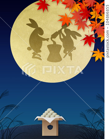 full moon background material full moon background material 104866855
