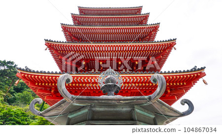 Five-storied pagoda of Takahata Fudoson (Hino City, Tokyo) 104867034