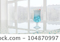 Cream soda on the terrace of a resort cafe 104870997