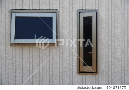 Ceramic siding wall with aluminum sash glass window 2 Ceramic siding wall with aluminum sash glass window 2 104871375