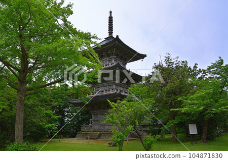 新潟縣上越市五知國分寺三層寶塔 新潟縣上越市五知國分寺三層寶塔 104871830
