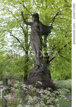 Brompton Cemetery, London. Historic headstone 104871880