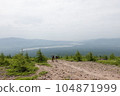 從北海道駒嶽山頂看到的大沼和小沼 104871999