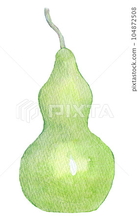 水彩插圖藍葫蘆 水彩插圖藍葫蘆 104872508