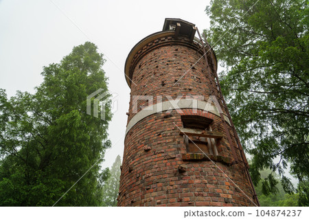 A historic stone building in the suburbs A historic stone building in the suburbs 104874237