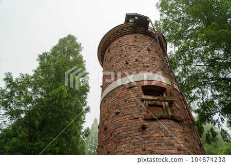 A historic stone building in the suburbs A historic stone building in the suburbs 104874238