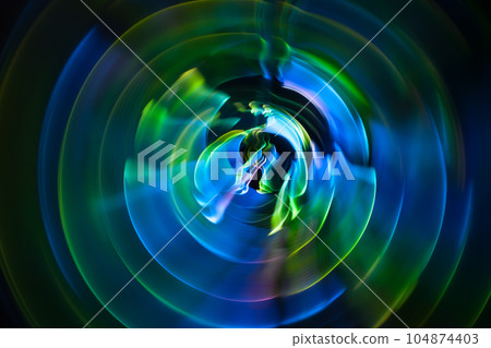 Yoga meditation woman in yoga lotus pose with aura spiritual Yoga meditation woman in yoga lotus pose with aura spiritual 104874403