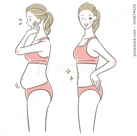 Before and after diet 104874428