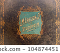 Stockholm, Sweden - June 11, 2023. Vintage old emblem of rotary telephone. Classical wired Ericsson and Co telephone symbol. 104874451